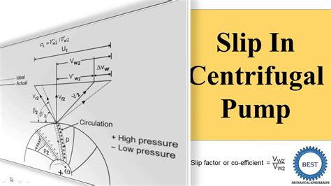 centrifugal pump set slipage|how does slip affect pump.